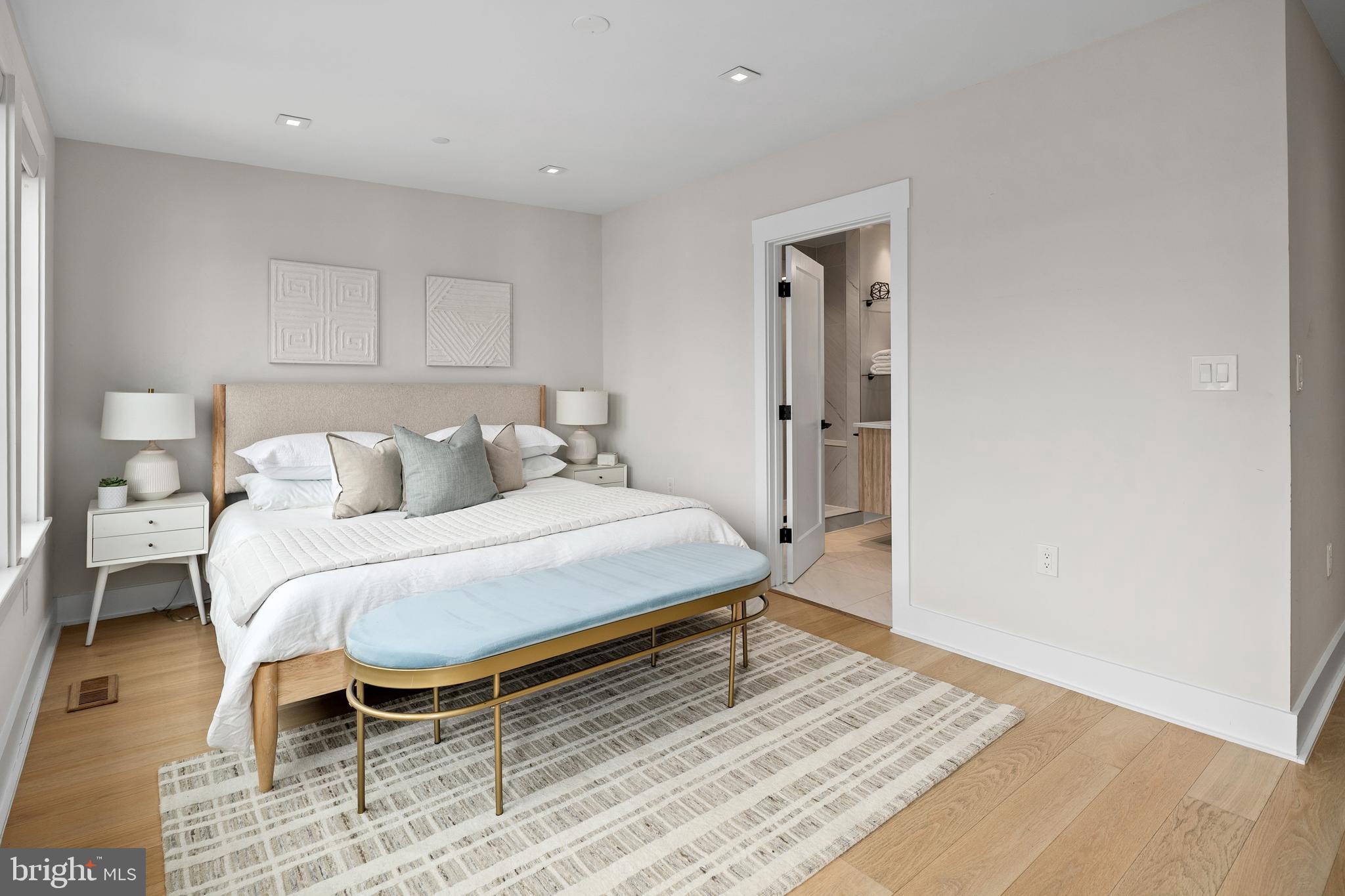 330 16th Street Southeast, Unit 2 Washington, DC 20003 - Photo 17 of 32 Bright Primary Bedroom Suite