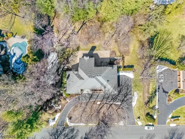 a view of yard along with trees