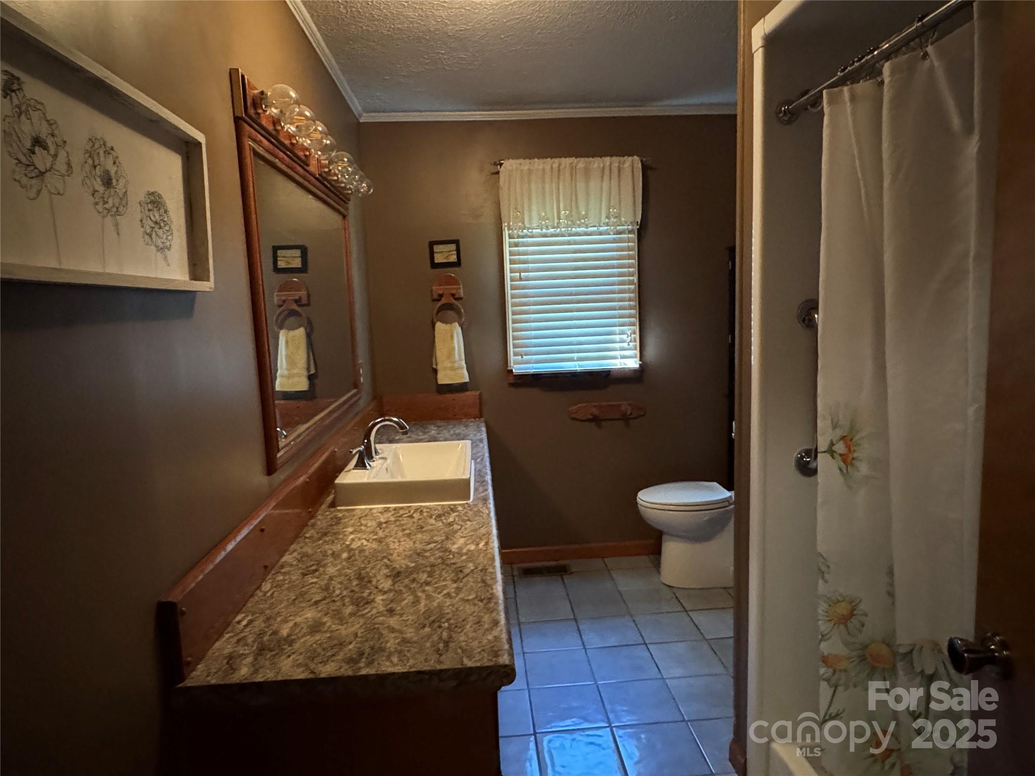 3957 Hollywood Ridge Road Lenoir, NC 28645 - Photo 12 of 20 a bathroom with a toilet sink and mirror