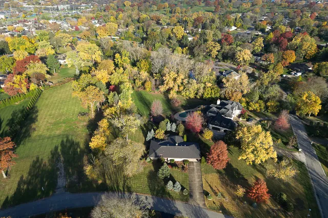an aerial view of a city with lots of residential buildings