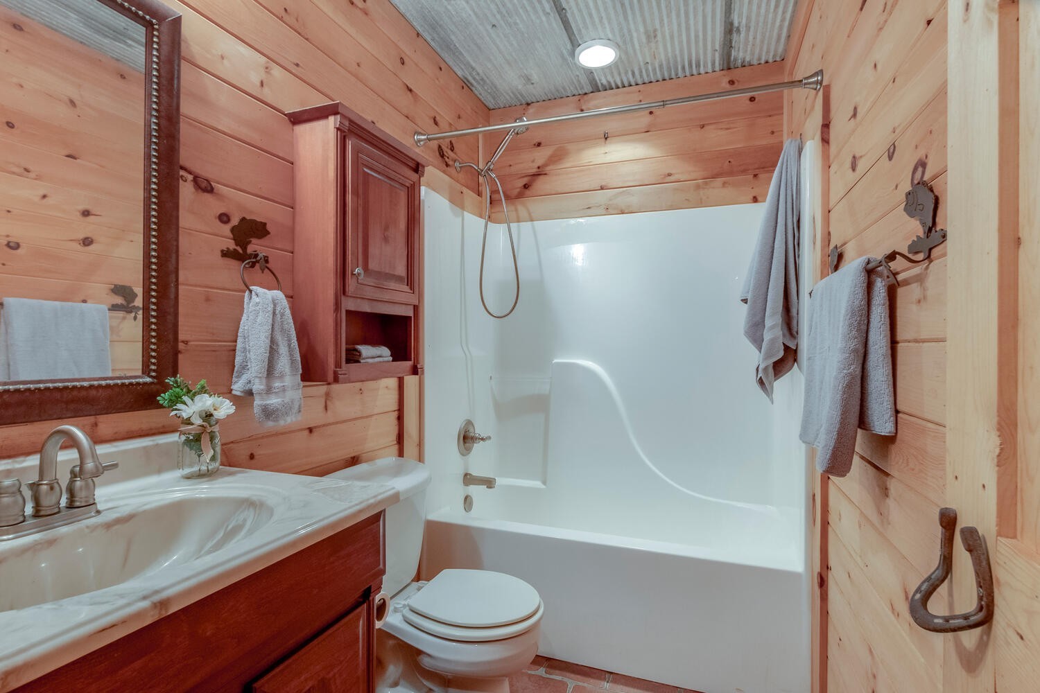 5359 Craddock Road Lascassas, TN 37085 - Photo 33 of 67 a bathroom with a granite countertop sink toilet and shower
