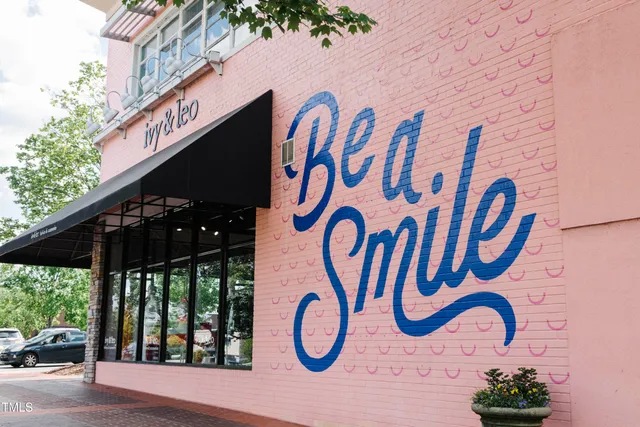 a car parked in front of a building