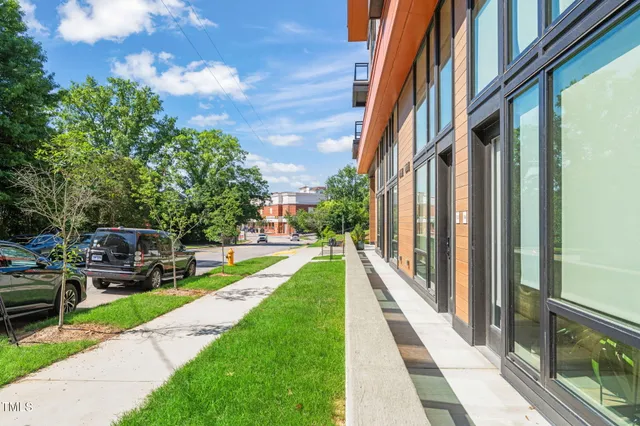 a view of a chairs and table in the garden