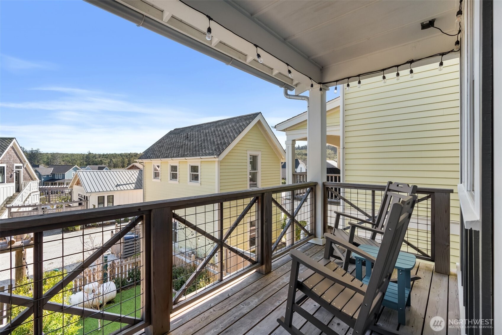 11 Horizon Street Pacific Beach, WA 98571 - Photo 14 of 40 a view of balcony with furniture and wooden deck