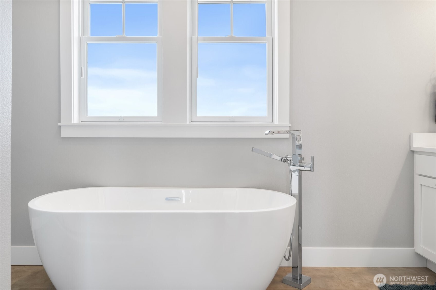 11 Horizon Street Pacific Beach, WA 98571 - Photo 17 of 40 a white bath tub sitting next to a window