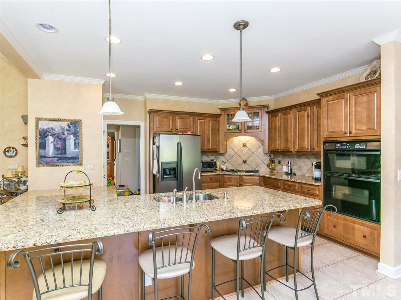12221 Dunard Street Raleigh, NC 27614 - Photo 3 of 25 Huge Center Island and Tile Flooring