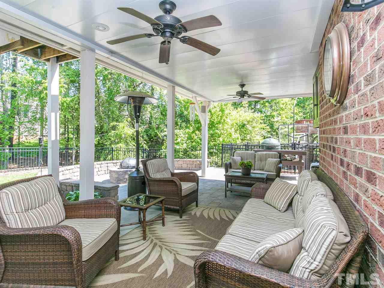 12221 Dunard Street Raleigh, NC 27614 - Photo 22 of 25 Relax on the Covered Patio