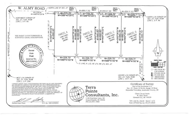 $74,900 | Par A West Par A W Almy Road, Howard City, MI 49329