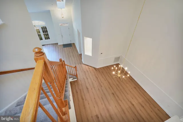 a view of wooden floor