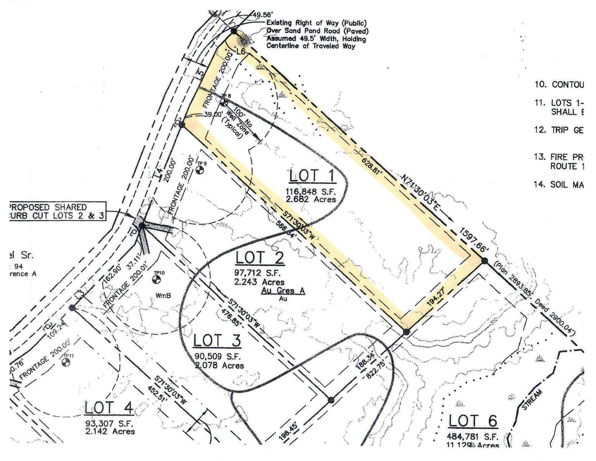 Lot 1 Sand Pond Road East Baldwin, ME 04024 - Photo 1 of 1 2.68AcresSandPondRdPlot