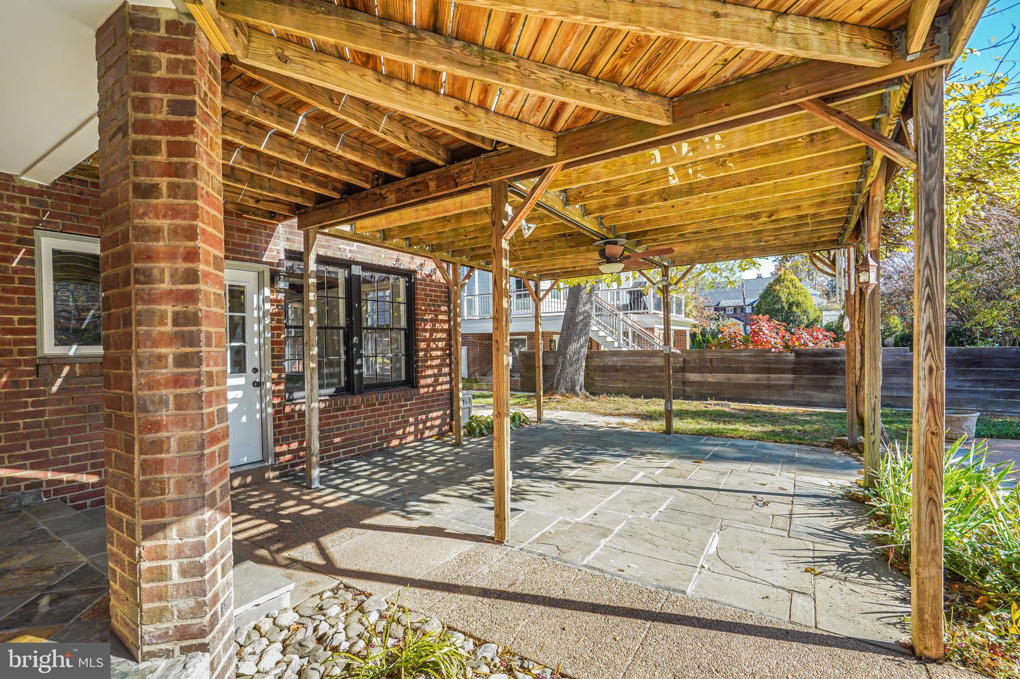 3608 Rittenhouse Street Northwest Washington, DC 20015 - Photo 30 of 38 Covered Patio
