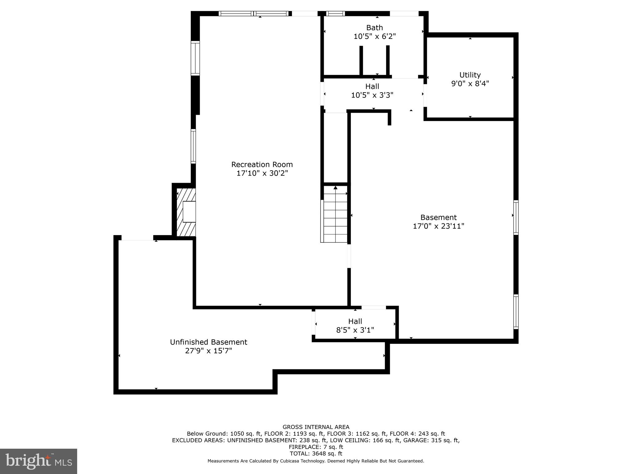 3608 Rittenhouse Street Northwest Washington, DC 20015 - Photo 36 of 38 Lower Level Plan