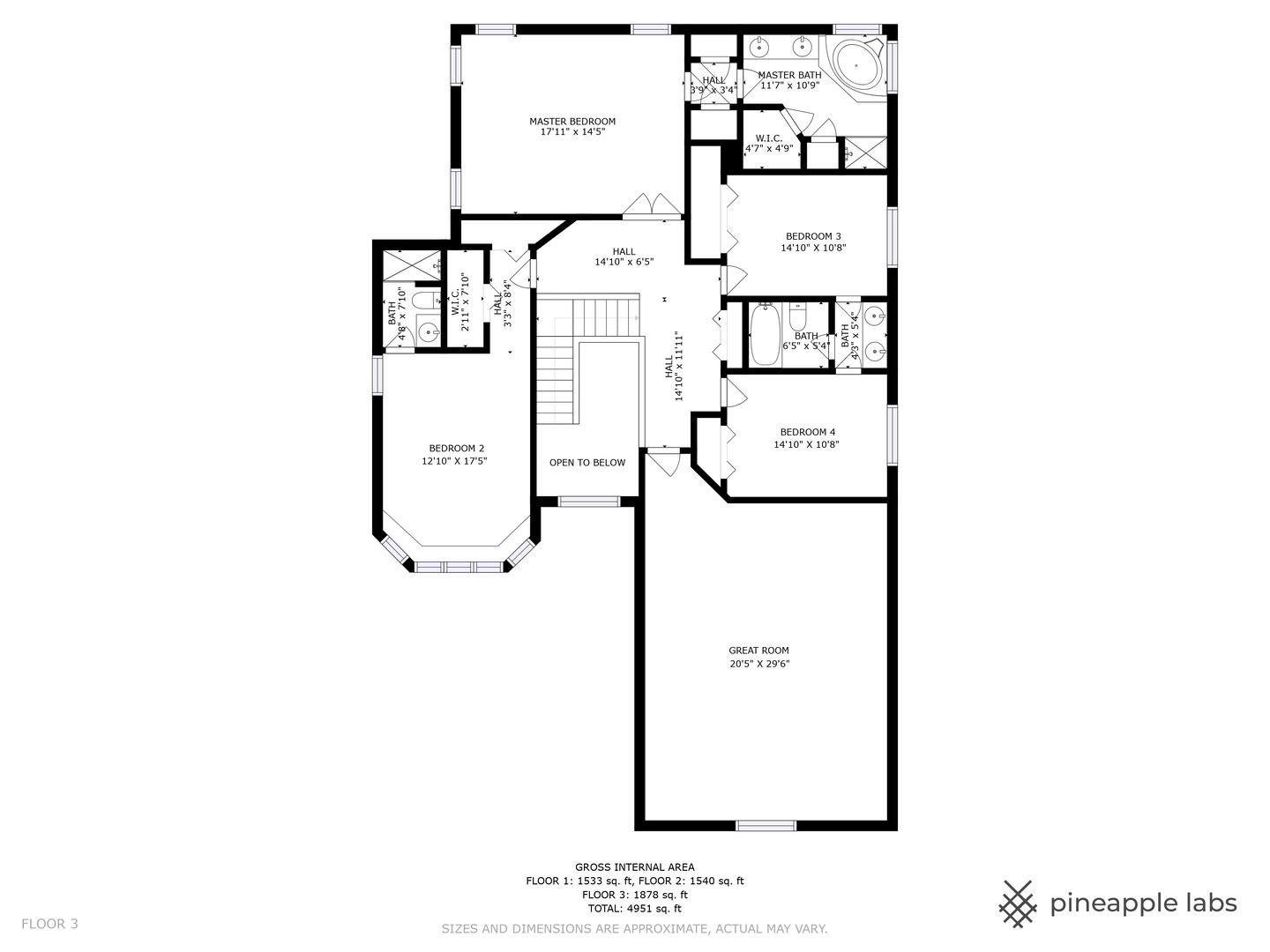 3206 Springdale Avenue Glenview, IL 60025 - Photo 19 of 20 a picture of a floor plan