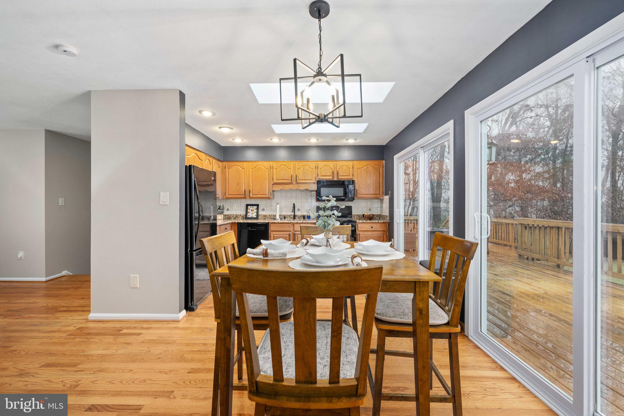 6765 Settlers Ridge Road Warrenton, VA 20187 - Photo 16 of 66 a view of a dining room with furniture window and outside view