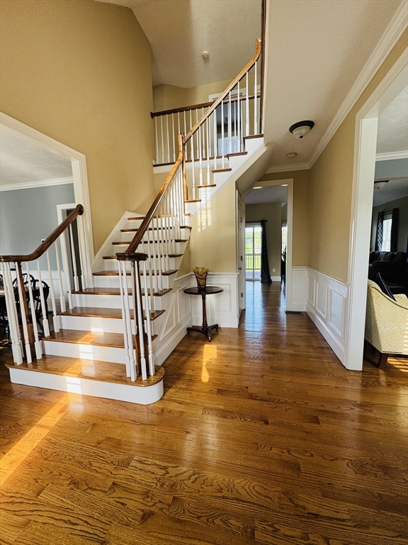 34 Adams Road Grafton, MA 01519 - Photo 5 of 30 a view of entryway and hall with wooden floor
