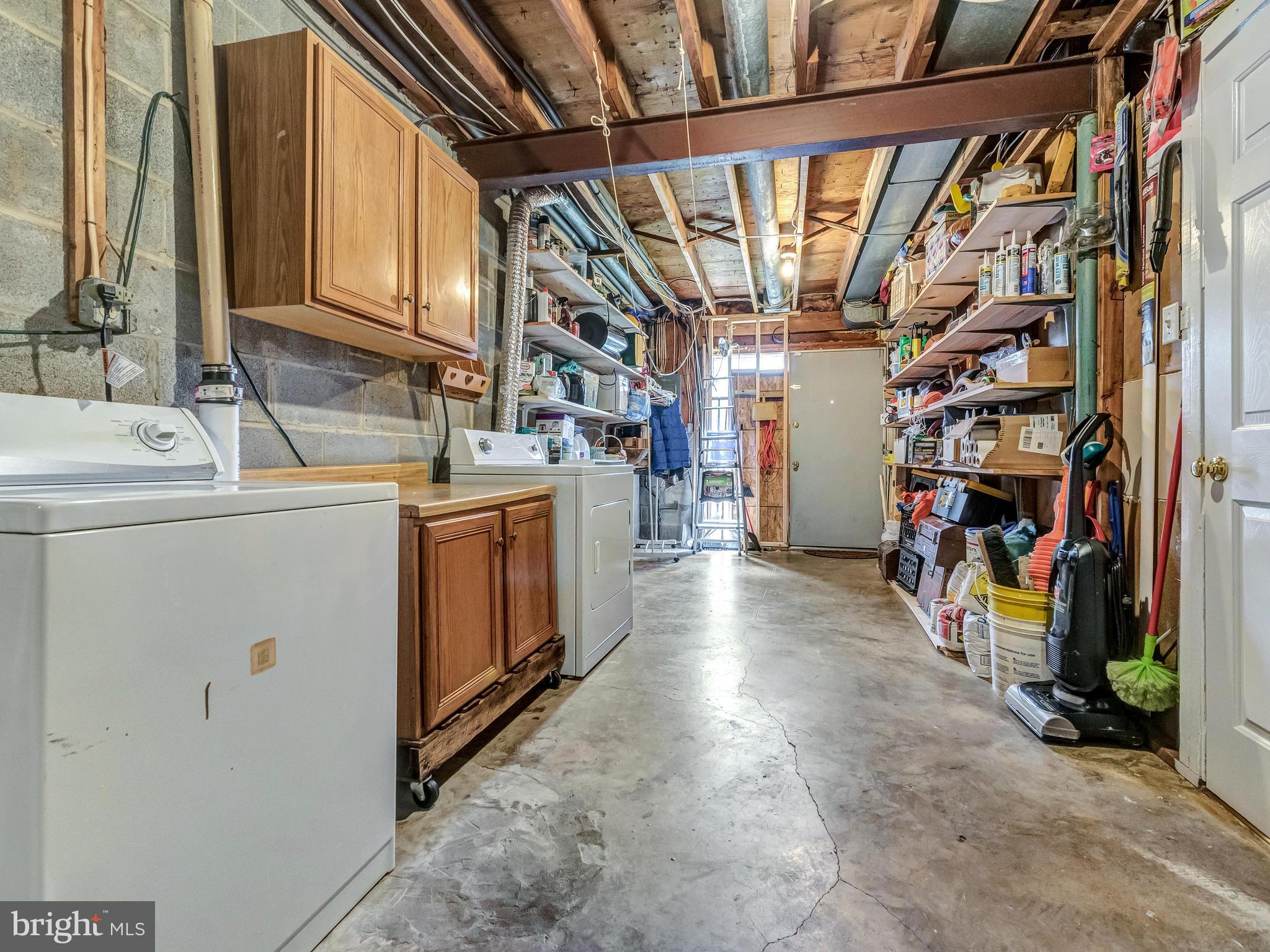 505 Summit Hall Road Gaithersburg, MD 20877 - Photo 23 of 30 Laundry and Utility Room with second exit out