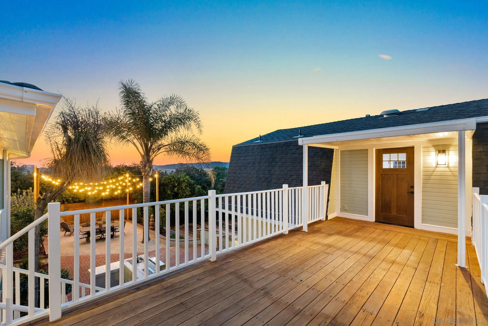 3168 Alta Verde Drive Fallbrook, CA 92028 - Photo 29 of 67 a view of a house with a wooden deck