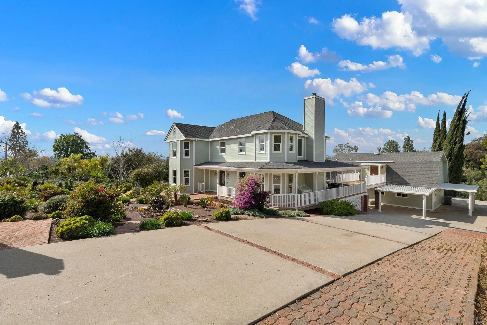 3168 Alta Verde Drive Fallbrook, CA 92028 - Photo 54 of 67 a view of a house with a patio