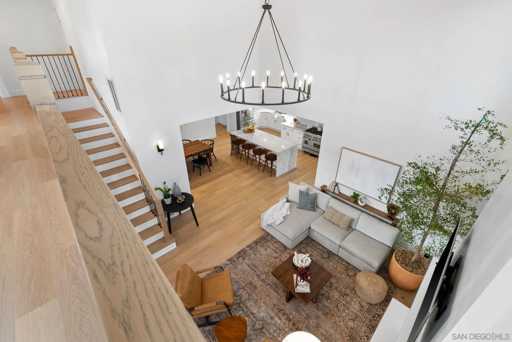 3168 Alta Verde Drive Fallbrook, CA 92028 - Photo 8 of 67 a view of living room filled with furniture and wooden floor
