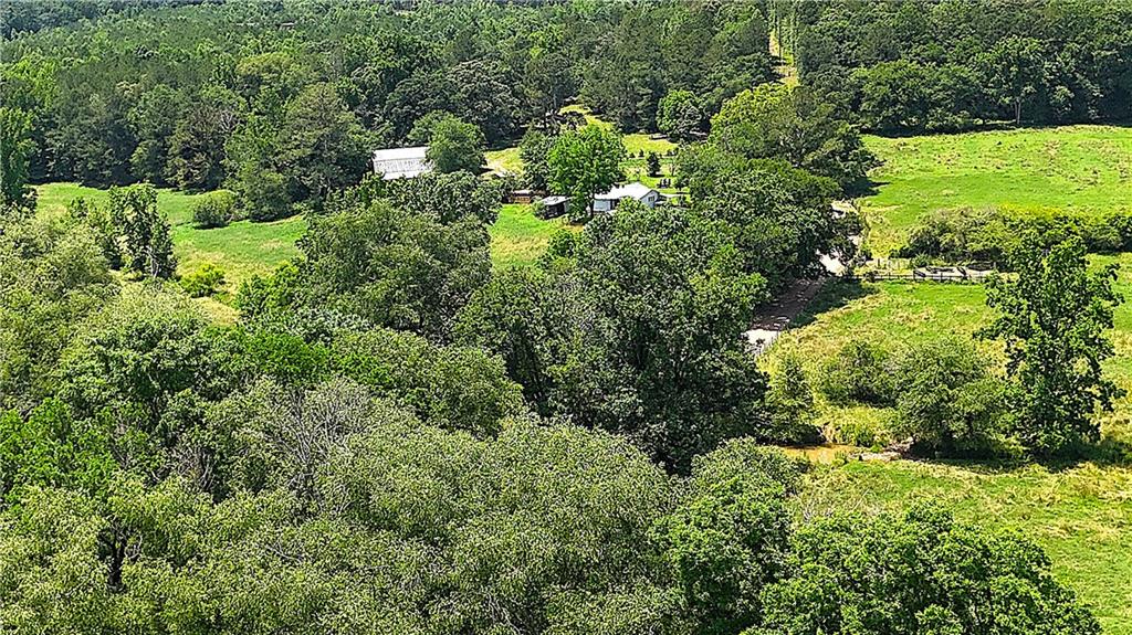 400 Kelley Road Tallapoosa, GA 30176 - Photo 3 of 52 an aerial view of a houses with a yard