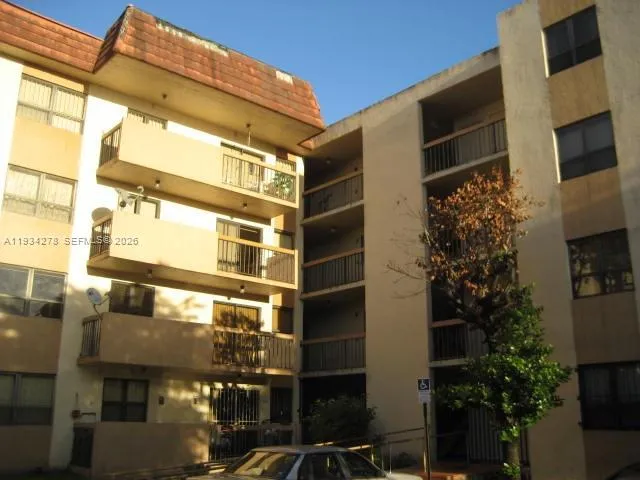 a front view of a building