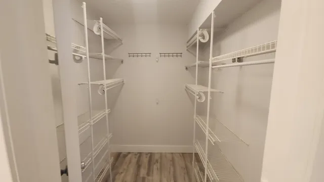 a view of walk in closet