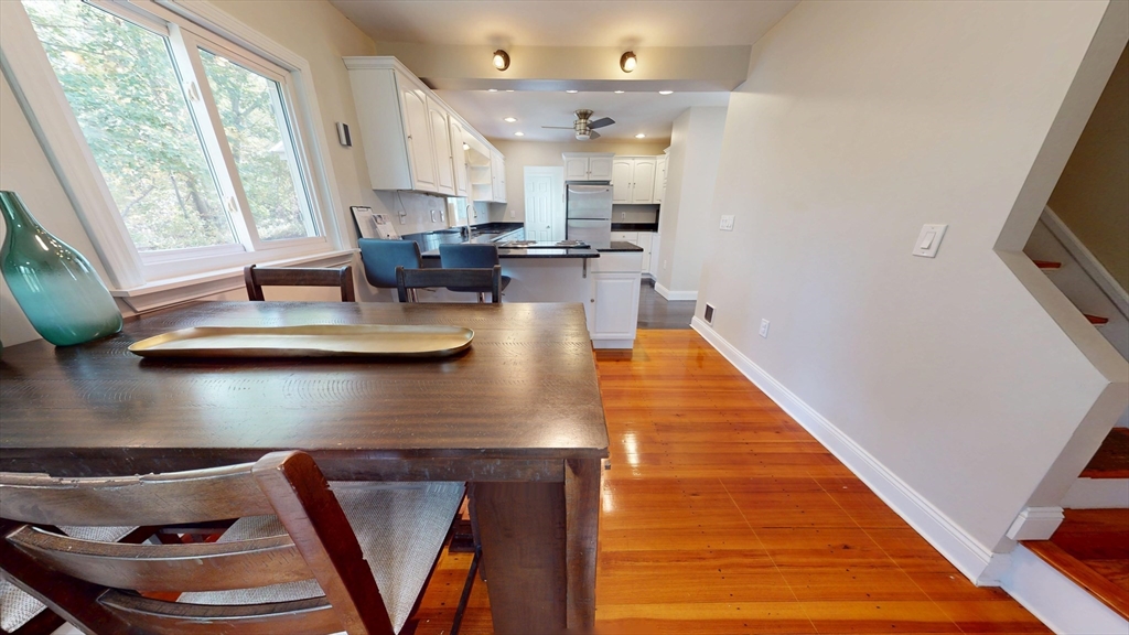 7 Penny Hill Road Melrose, MA 02176 - Photo 8 of 36 a view of kitchen with cabinets and wooden floor