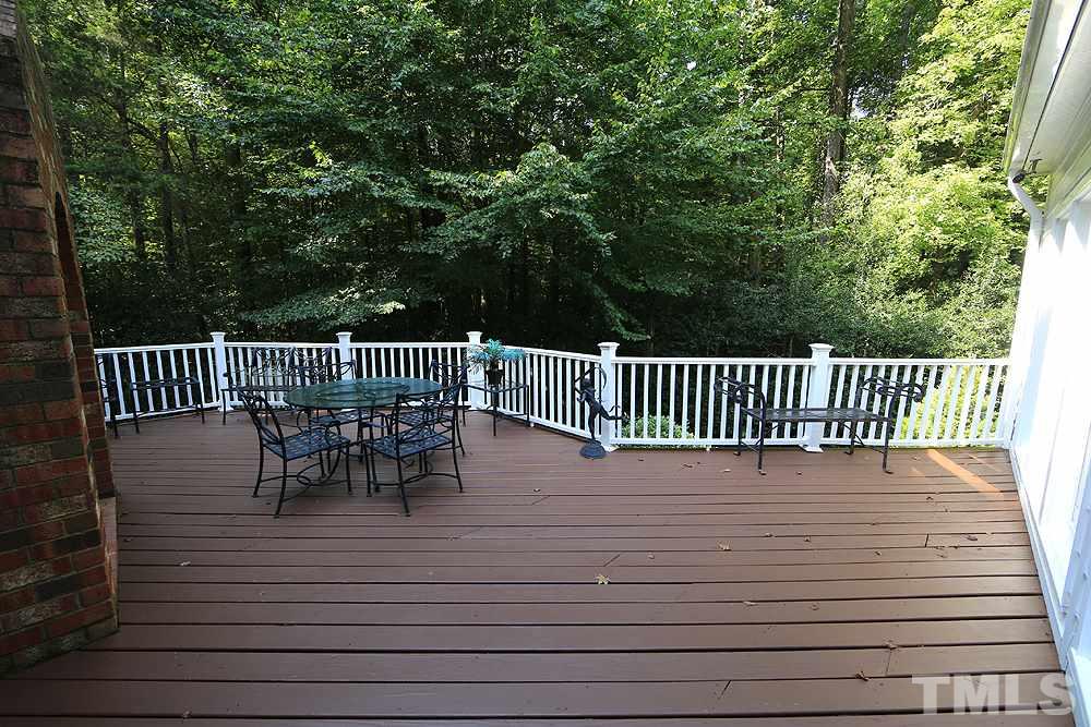 2308 Legacy Court Raleigh, NC 27615 - Photo 22 of 25 a view of a roof deck with a bench