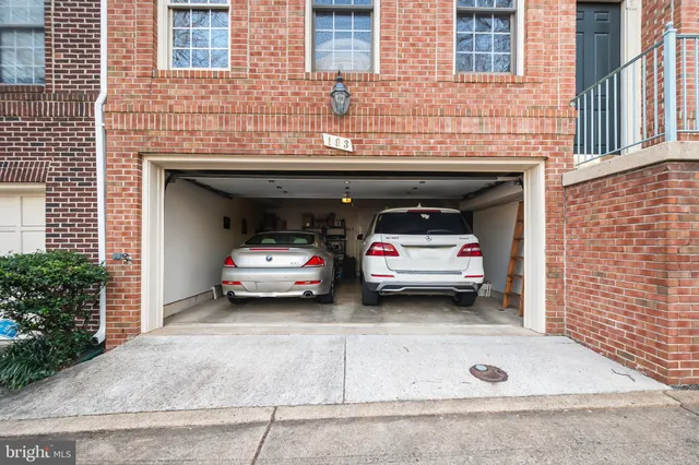 a car parked in front of a building