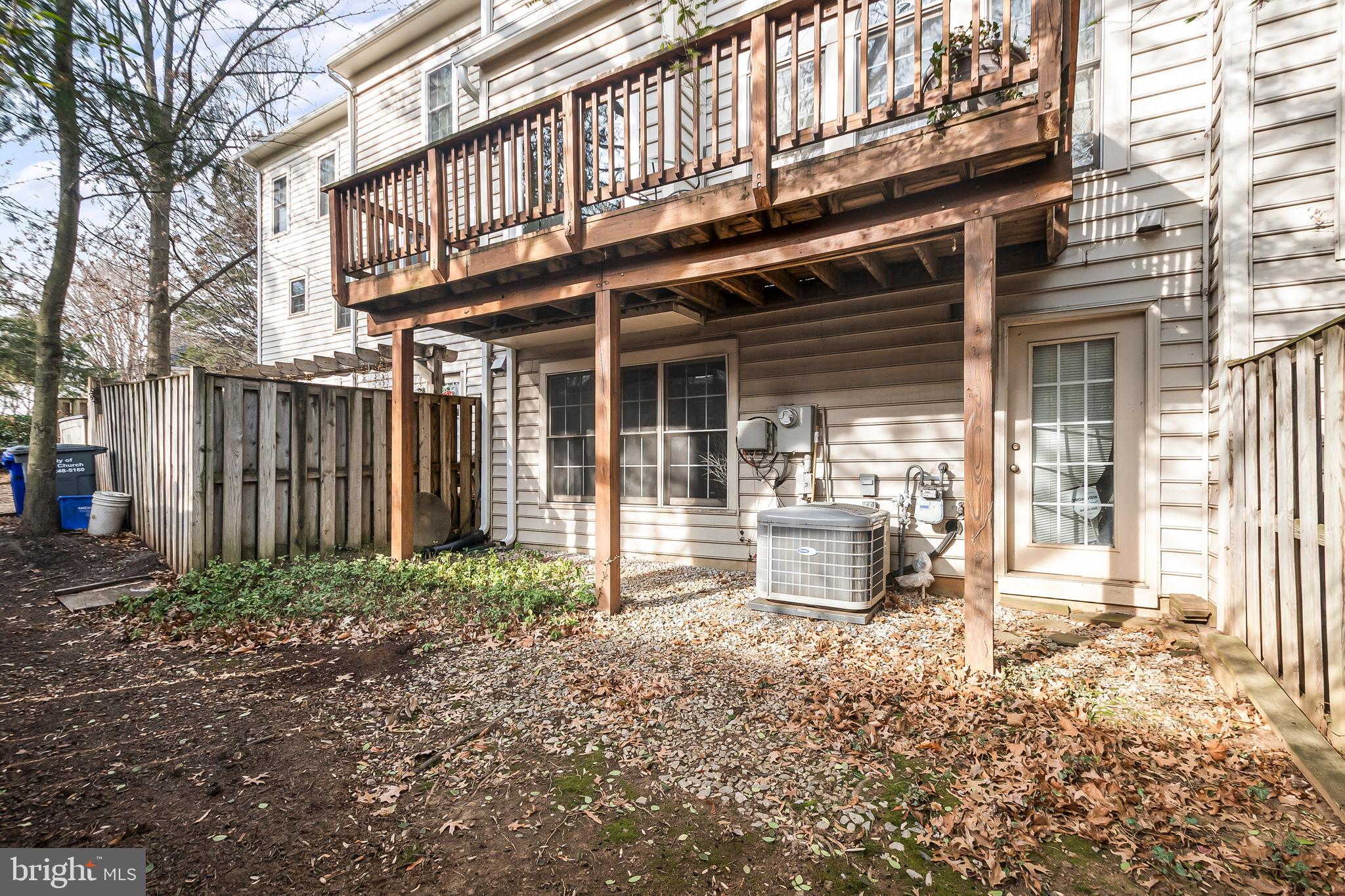103 Rees Place Falls Church, VA 22046 - Photo 42 of 47 Rear view of house