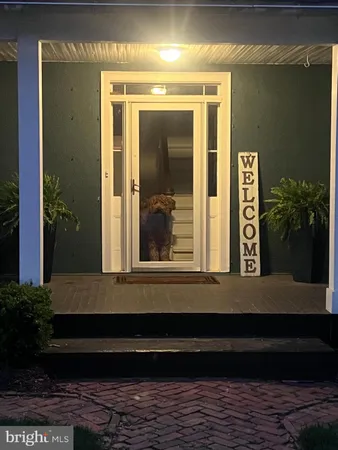 a view of front door of house