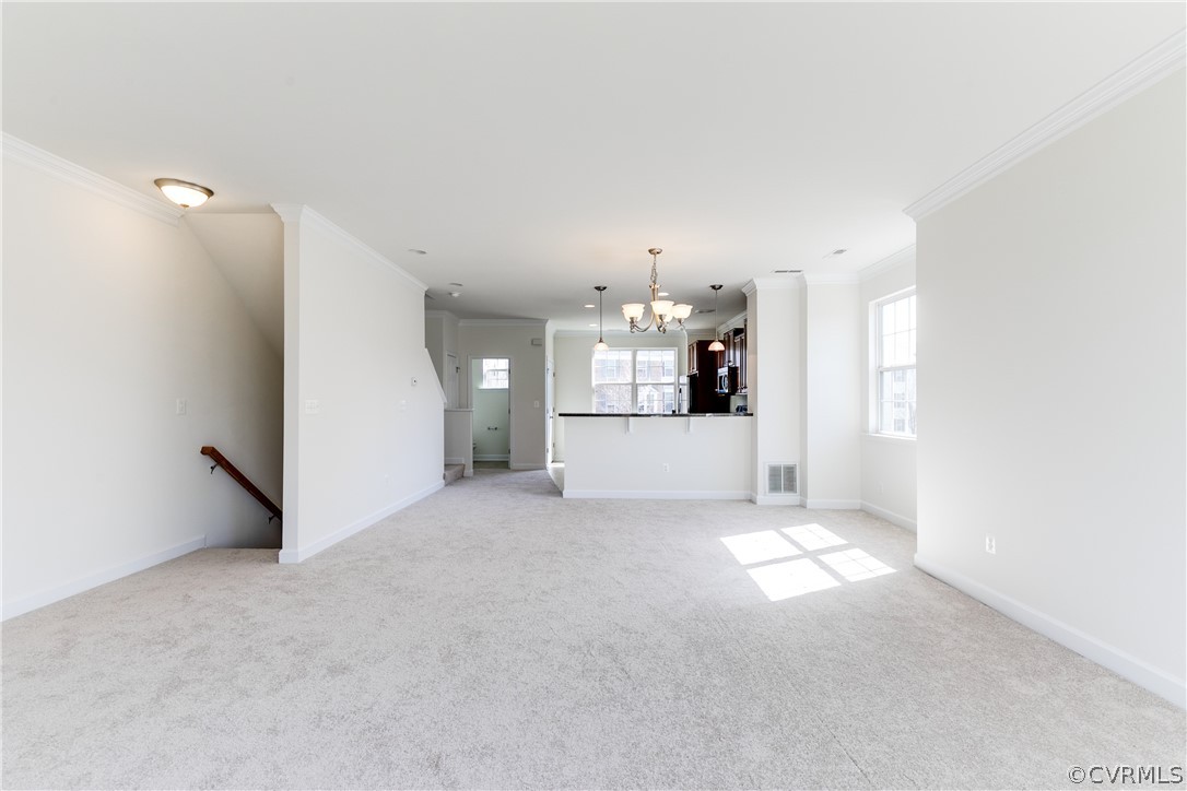 13346 Diamond Ridge Drive Midlothian, VA 23112 - Photo 12 of 42 a view of a kitchen with a sink and a refrigerator