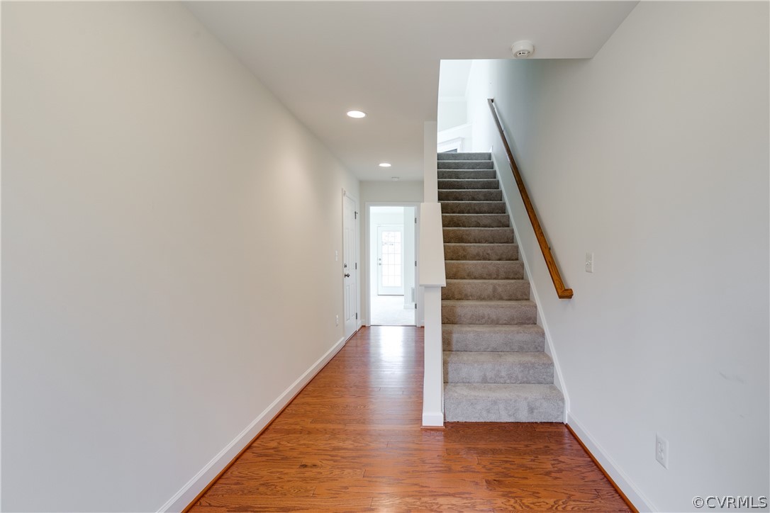 13346 Diamond Ridge Drive Midlothian, VA 23112 - Photo 5 of 42 a view of entryway and hall with wooden floor