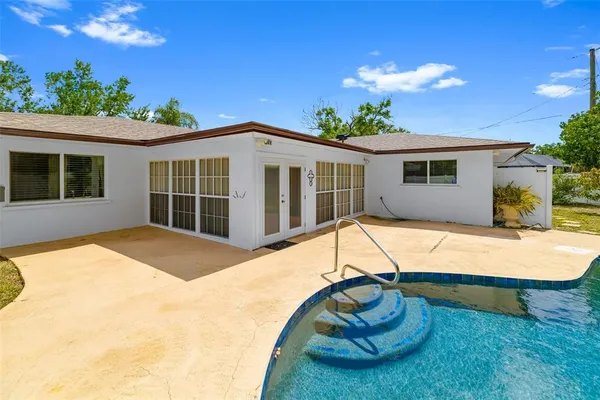 a view of an outdoor space and yard