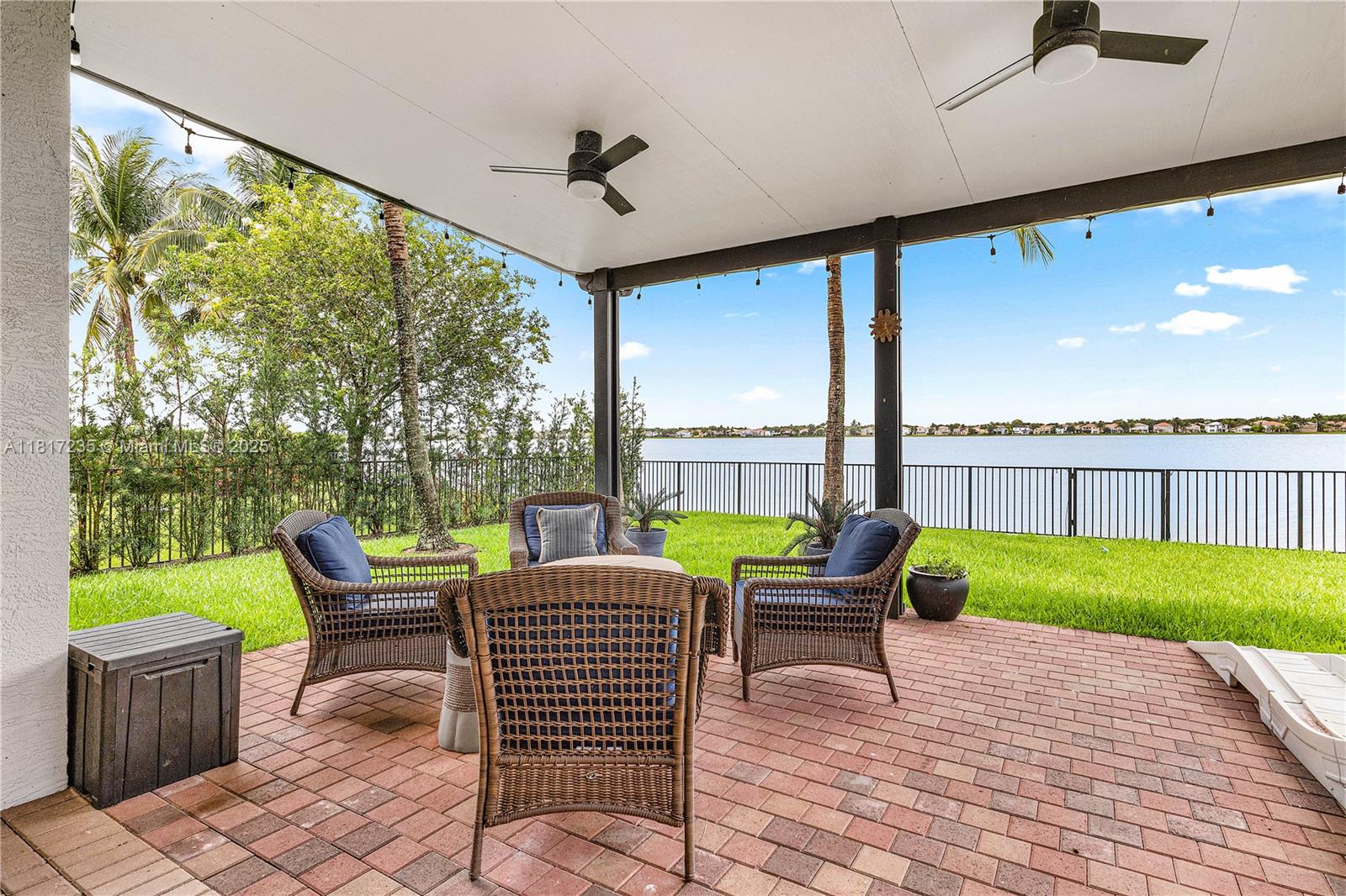 4356 Southwest 179th Way Miramar, FL 33029 - Photo 42 of 65 a view of a porch with furniture and garden
