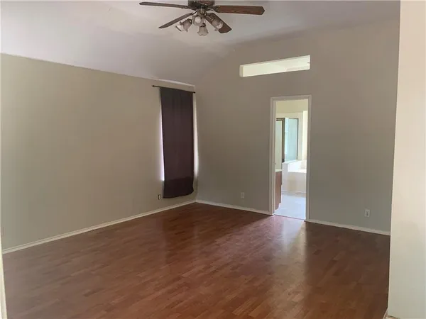 a view of an empty room