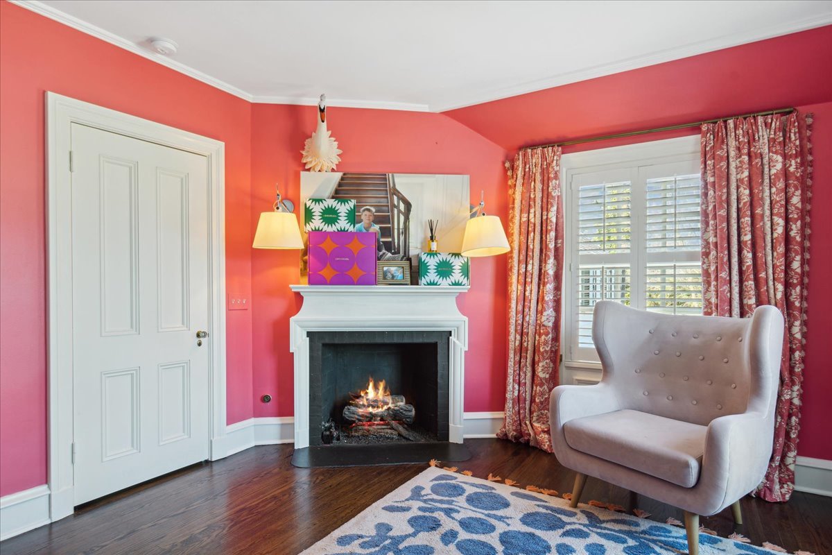 1320 Elm Tree Road Lake Forest, IL 60045 - Photo 28 of 52 a living room with furniture and a fireplace