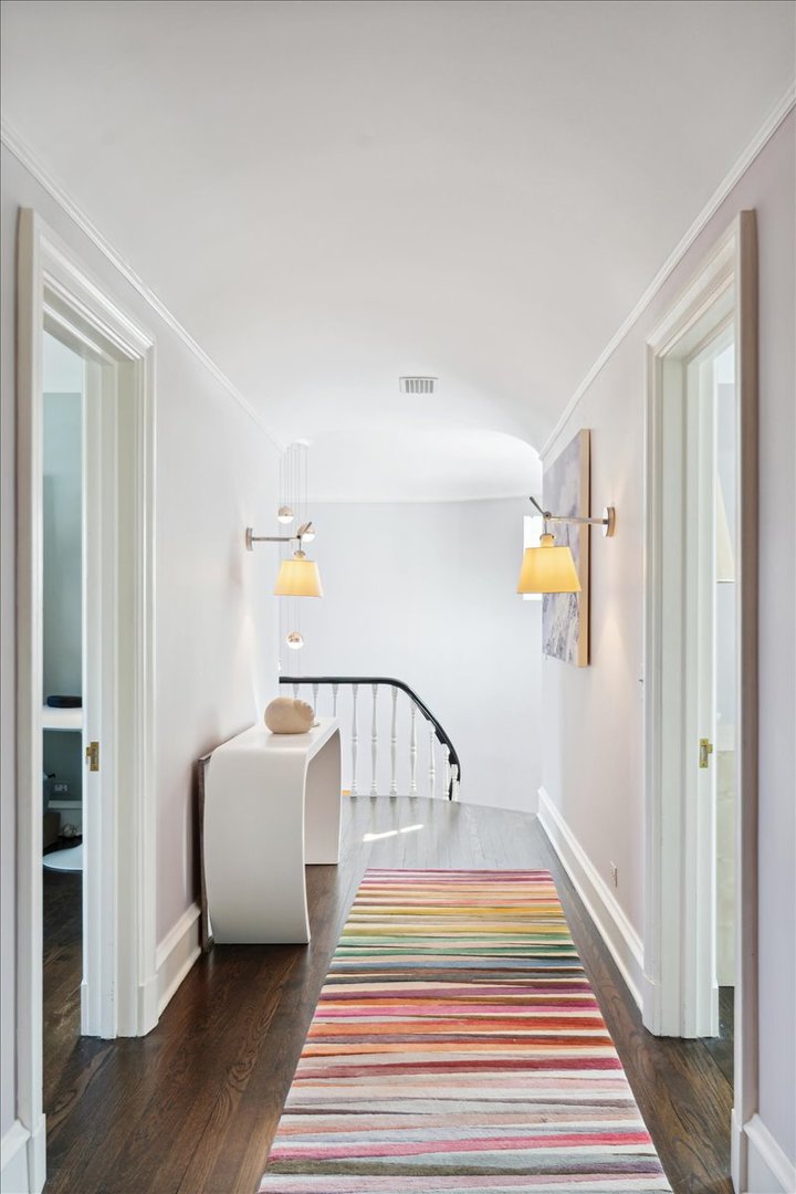 1320 Elm Tree Road Lake Forest, IL 60045 - Photo 37 of 52 a bedroom with a bed and wooden floor