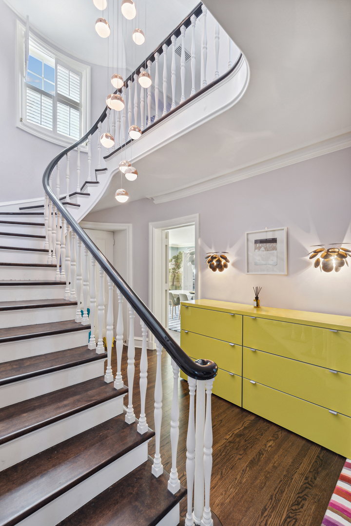 1320 Elm Tree Road Lake Forest, IL 60045 - Photo 10 of 52 a view of entryway and hall with wooden floor