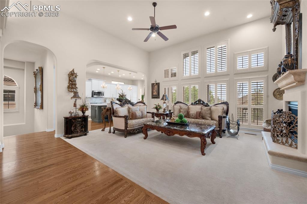 13320 Clinet Drive Colorado Springs, CO 80921 - Photo 7 of 50 a living room with furniture large window and potted plants