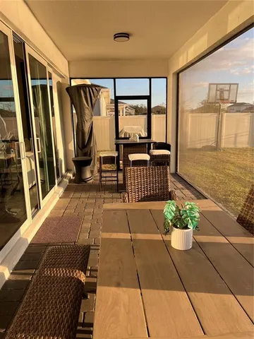 a view of a lake with a mountain in the background