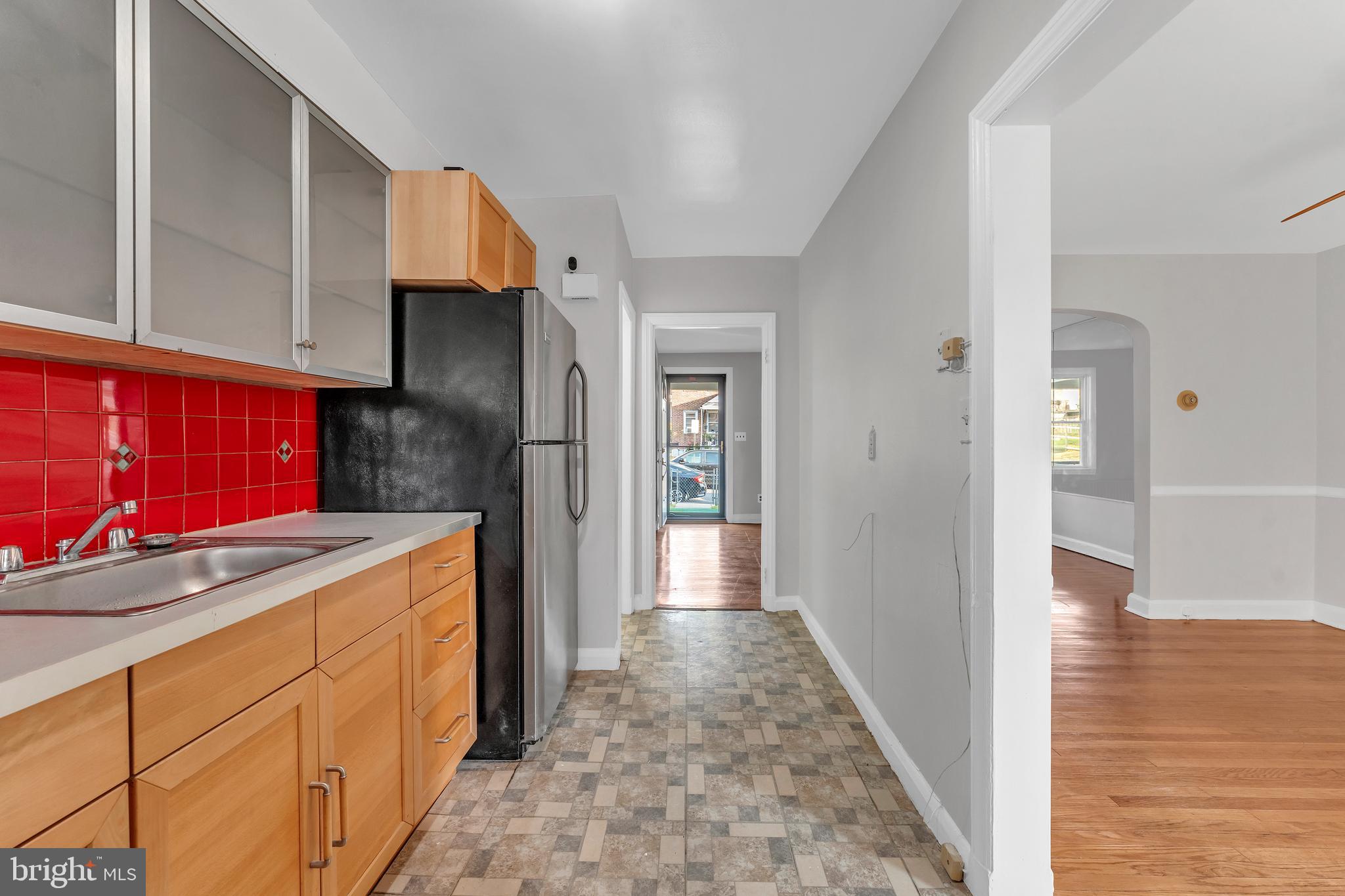3937 Flowerton Road Baltimore, MD 21229 - Photo 11 of 28 a view of a kitchen with wooden floor