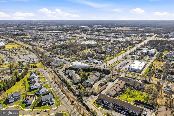 a view of a city with tall buildings
