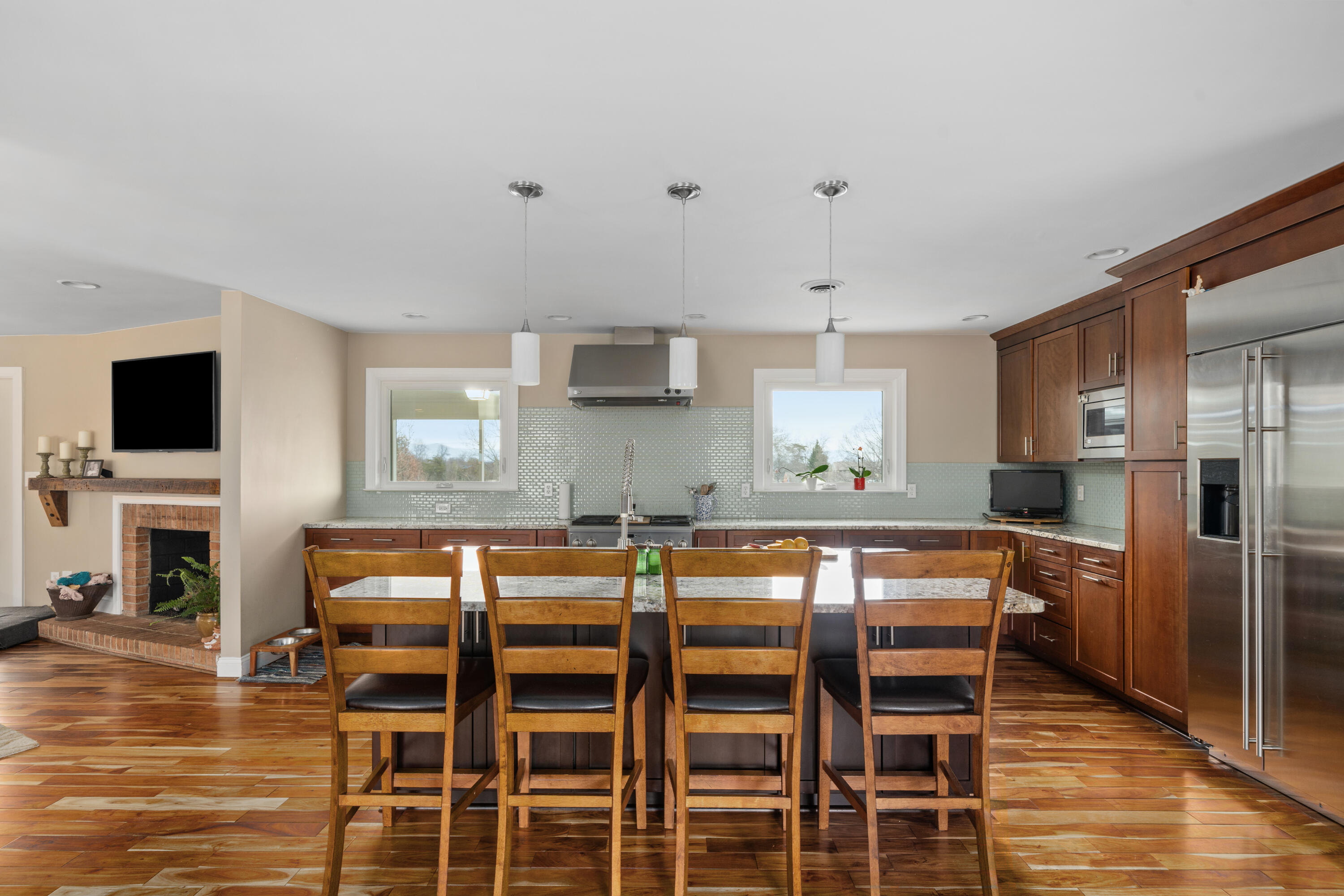 1719 Blair Road Southwest Roanoke, VA 24015 - Photo 11 of 40 a view of a dining room with furniture and wooden floor