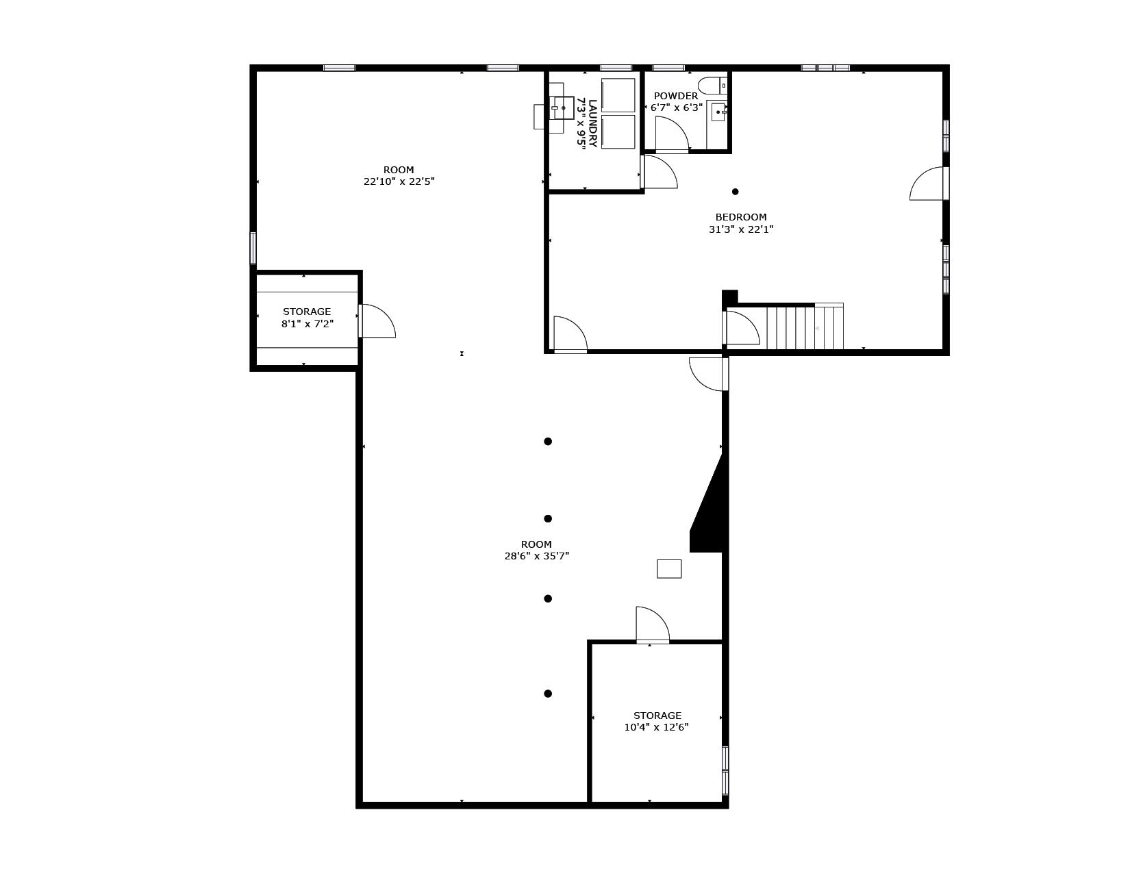 1719 Blair Road Southwest Roanoke, VA 24015 - Photo 40 of 40 a picture of floor plan