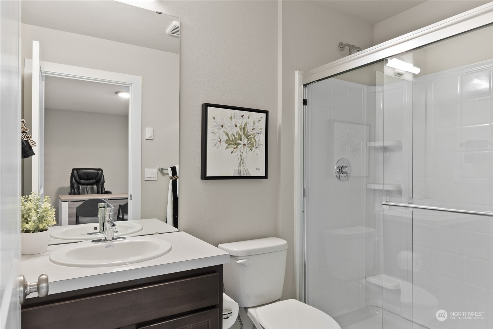 20801 3rd Drive Southeast Bothell, WA 98012 - Photo 8 of 34 a bathroom with a sink a toilet and shower