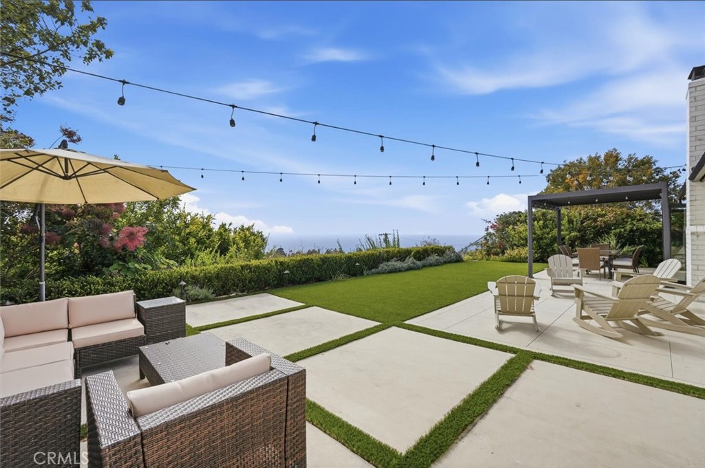 28723 Rothrock Drive Rancho Palos Verdes, CA 90275 - Photo 8 of 75 Multiple seating areas in backyard
