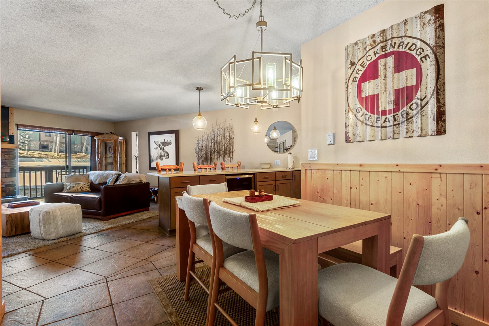 405 4 O Clock Road, Unit 15A Breckenridge, CO 80424 - Photo 12 of 50 a view of a dining room with furniture