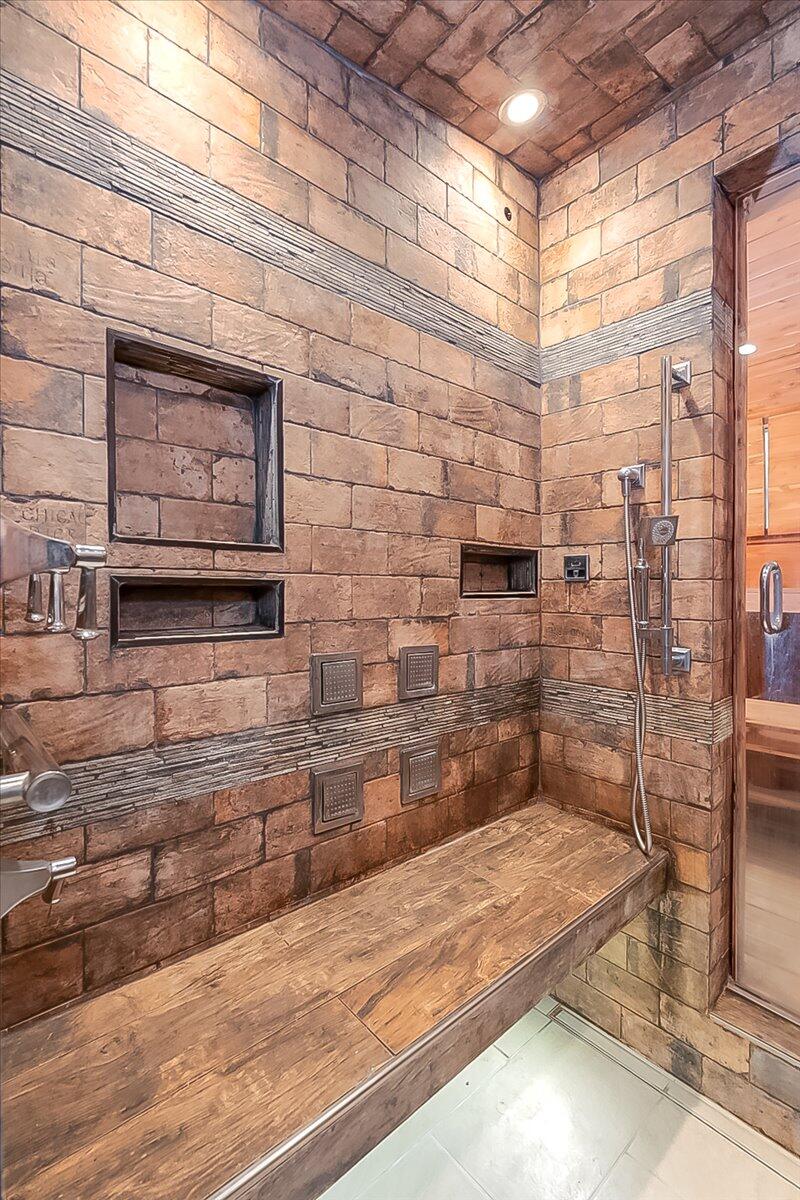 5376 Stewart Road Lexington, KY 40516 - Photo 39 of 98 Primary Bath Tiled Shower / Sauna