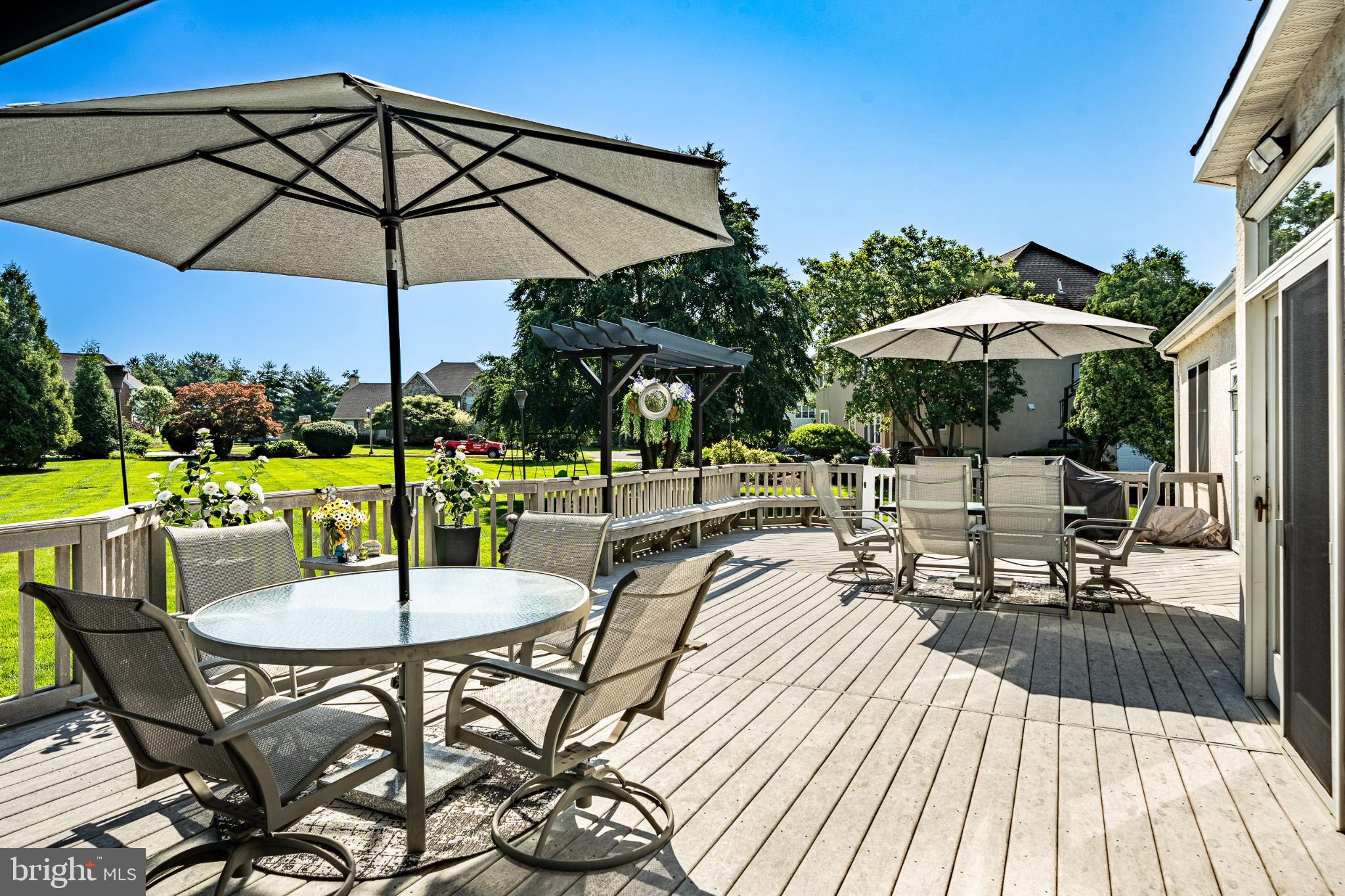 1716 St Georges Road Dresher, PA 19025 - Photo 18 of 90 Sunny deck with inviting outdoor seating.